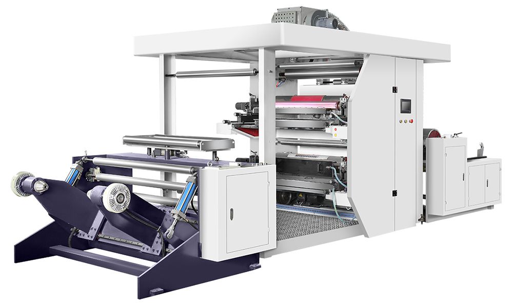 Флексографическая машина для двухцветной печати